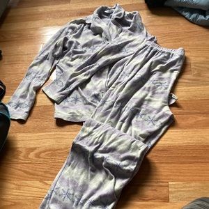 Matching snowflake pajama set